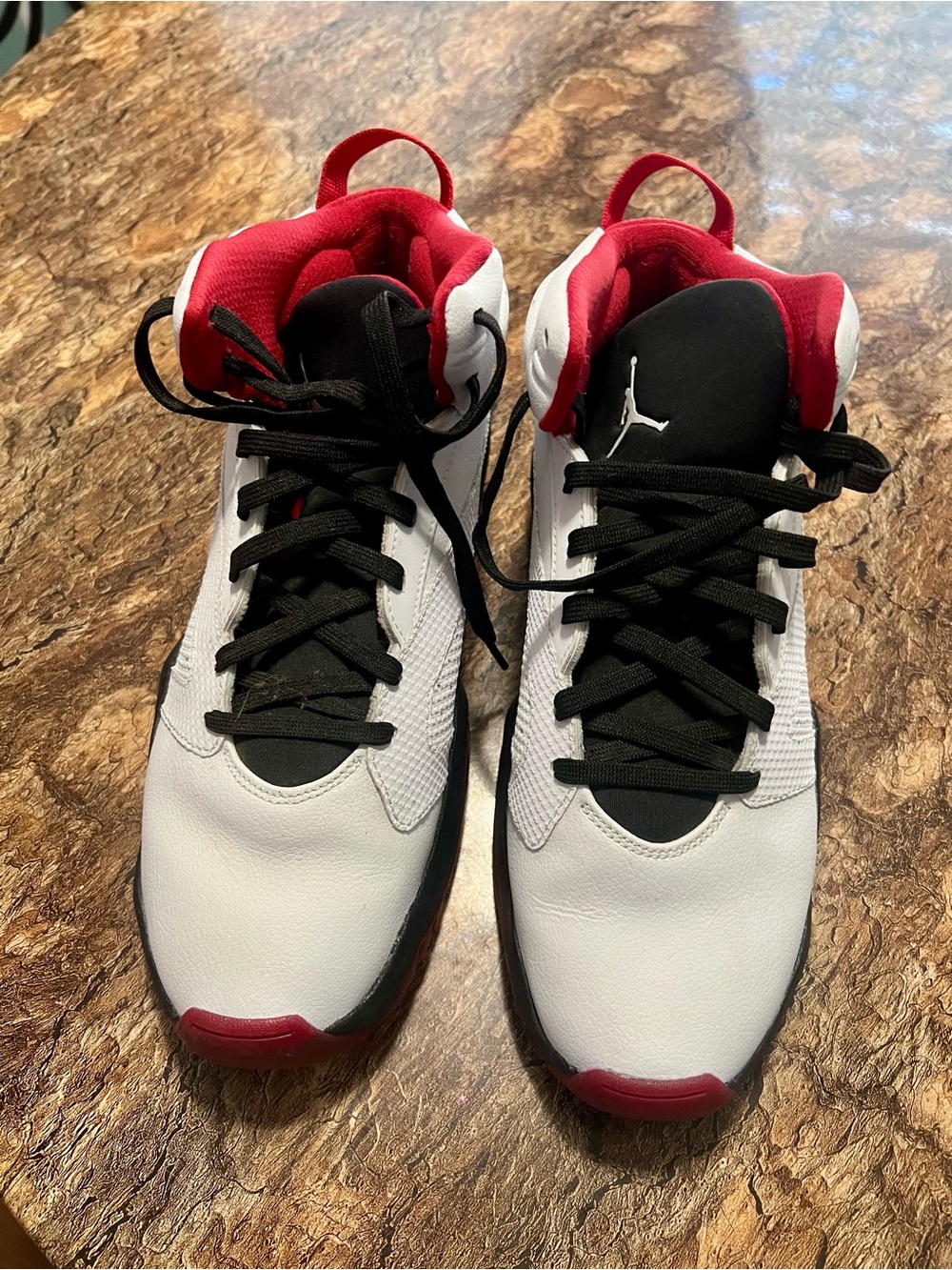 Air Jordan Nike Lift Off White Black Red Basketball Sneakers Mens 11.5